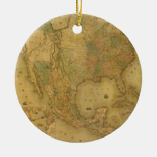 Ornamento del mapa de EE.UU.