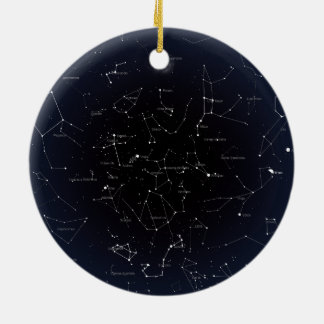Ornamento del mapa de estrellas