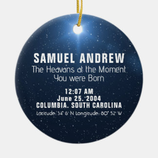 Ornamento del mapa de estrellas