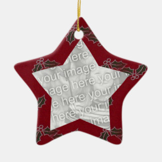 Ornamento del marco fotográfico de los Navidades d