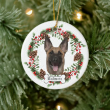 Ornamento del Mascota personalizado belga malinois