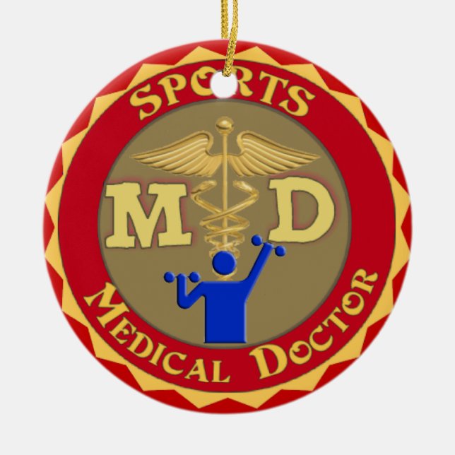 ORNAMENTO DEL MÉDICA MÉDICO DEPORTIVO DE MD (Frente)