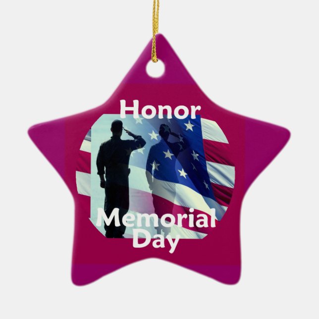Ornamento del MEMORIAL DAY (Frente)