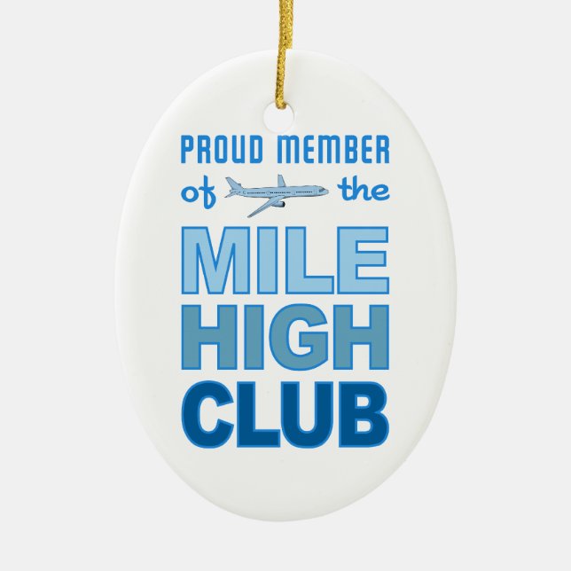 Ornamento del Mile High Club, personalizar (Frente)