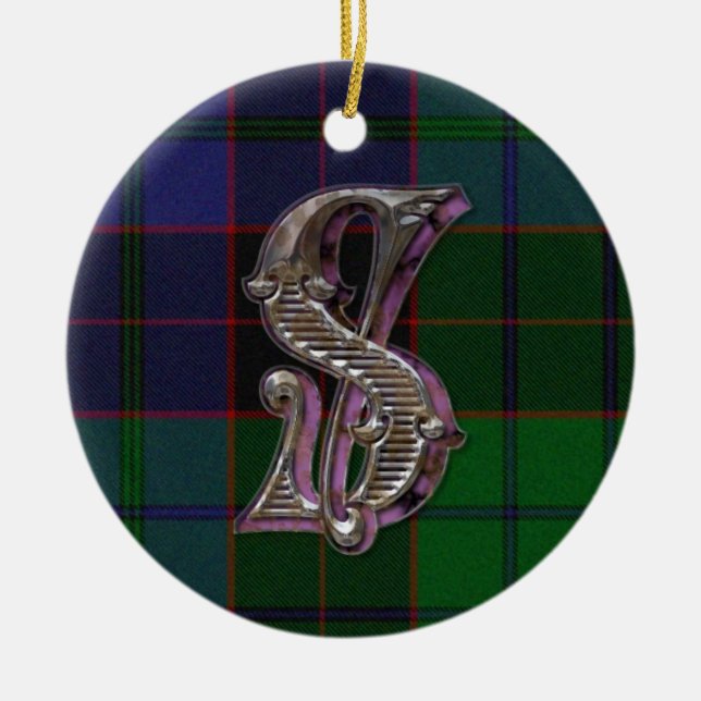 Ornamento del Monograma de Stewart Clan (Frente)