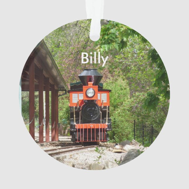 Ornamento del motor del tren (Reverso)