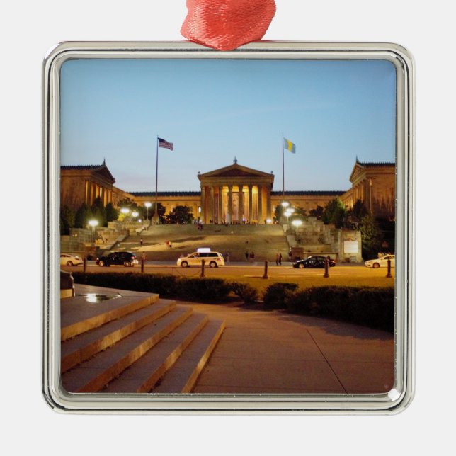 Ornamento del museo de arte de Philadelphia (Frente)