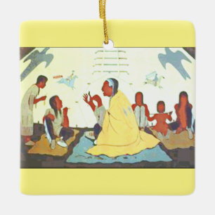 Ornamento del narrador de Lakota