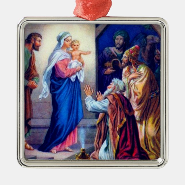 Ornamento del navidad 2 del vintage (Frente)