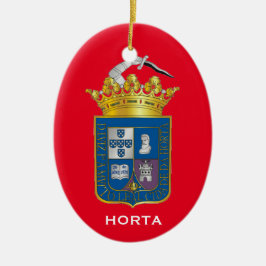 Ornamento del navidad de Azores Horta Faial