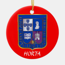Ornamento del navidad de Azores Horta Faial