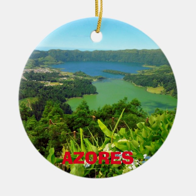 Ornamento del navidad de Azores Sete Cidades (Frente)