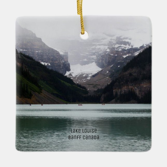 Ornamento del navidad de Banff Canadá (Anverso)