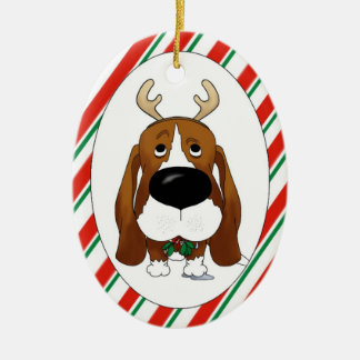 Ornamento del navidad de Basset Hound
