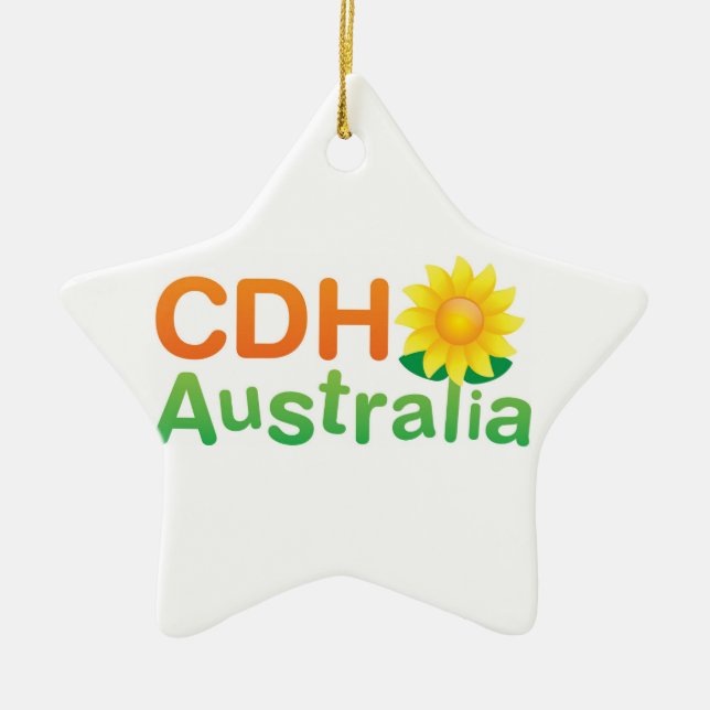 Ornamento del navidad de CDH Australia (Frente)