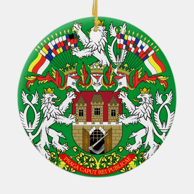 Ornamento del navidad de Checo Prague* (Atrás)