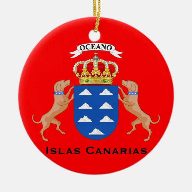 Ornamento del navidad de Cutom de las islas (Frente)