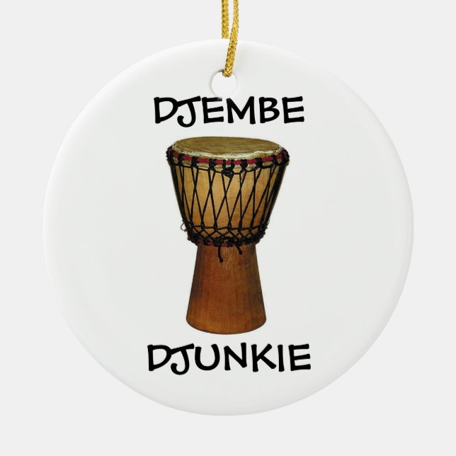 Ornamento del navidad de DJEMBE #2 (Frente)
