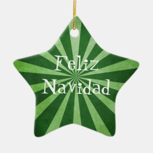 Ornamento del navidad de Feliz Navidad de la