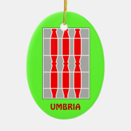 Ornamento del navidad de Italia - de Umbría