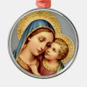 Ornamento del navidad de Jesús del Virgen María
