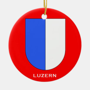 Ornamento del navidad de Kanton Lucerne*