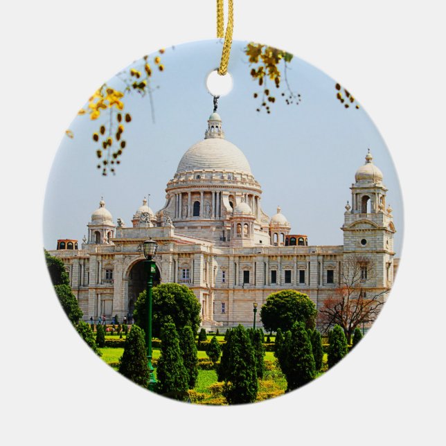 Ornamento del navidad de Kolkata la India (Frente)