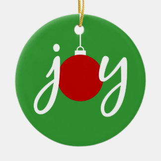 Ornamento del navidad de la alegría