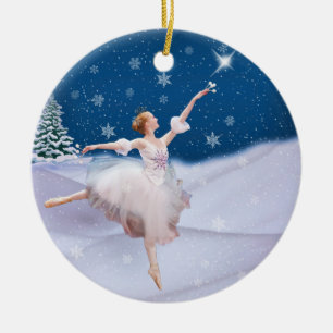 Ornamento del navidad de la bailarina de la reina
