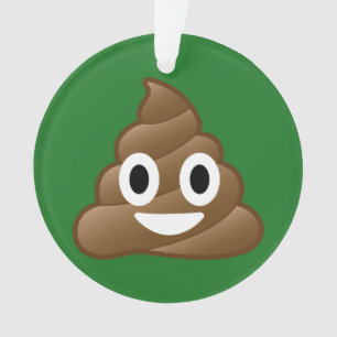 Ornamento del navidad de la emoji del impulso