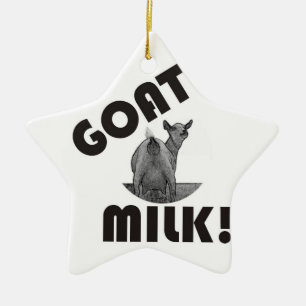ORNAMENTO DEL NAVIDAD DE LA ESTRELLA DE LA LECHE