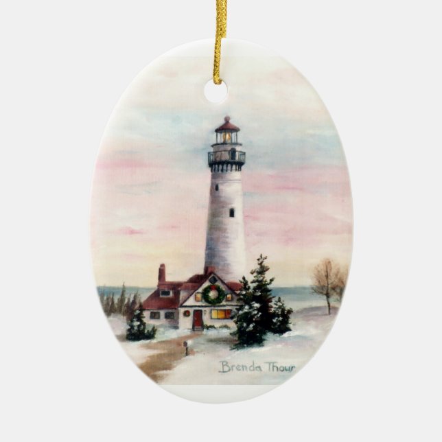 Ornamento del navidad de la luz de navidad (Frente)