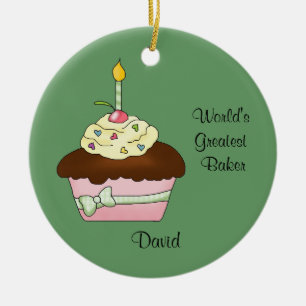 Ornamento del navidad de la magdalena de Brown