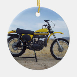 Ornamento del navidad de la motocicleta del