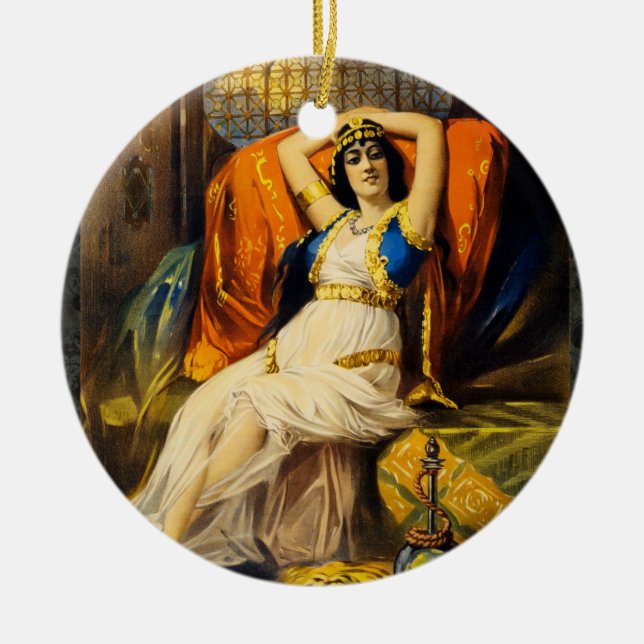 Ornamento del navidad de la ópera del Victorian (Frente)