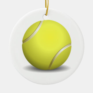 Ornamento del navidad de la pelota de tenis