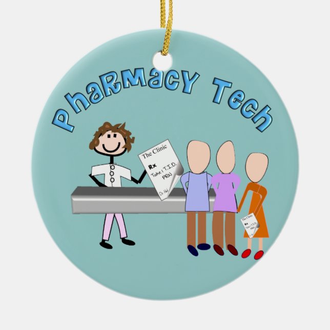 Ornamento del navidad de la prescripción de la (Frente)