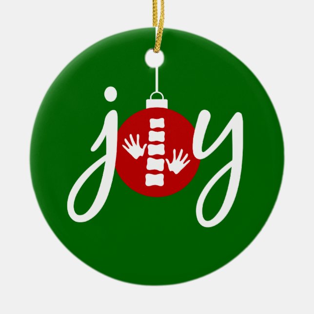 Ornamento del navidad de la quiropráctica (Frente)