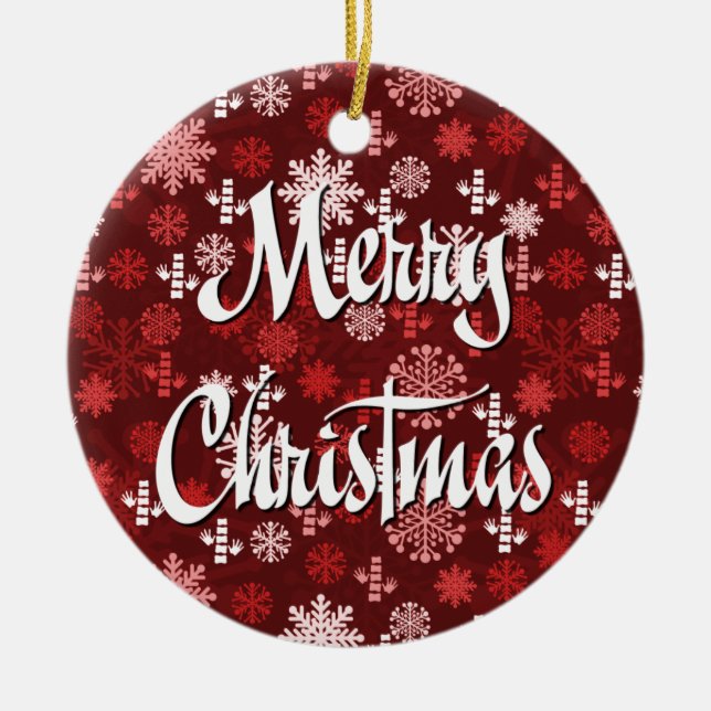 Ornamento del navidad de la quiropráctica (Frente)