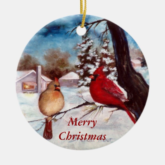 Ornamento del navidad de la serenidad de los (Frente)