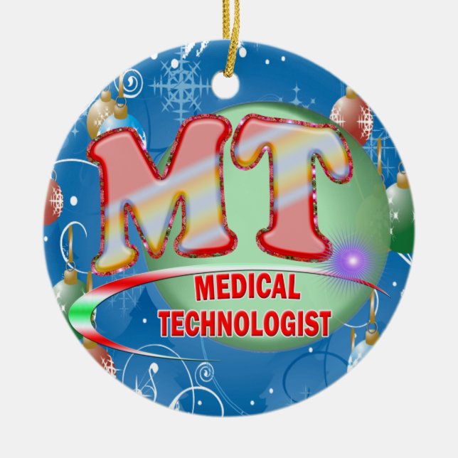 ORNAMENTO DEL NAVIDAD DE LA TA - TECNÓLOGO MÉDICO (Frente)