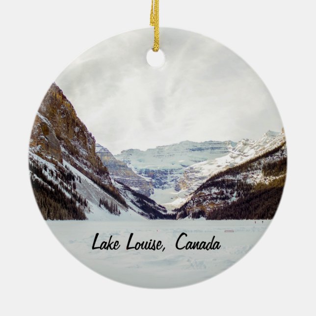 Ornamento del navidad de Lake Louise (Atrás)