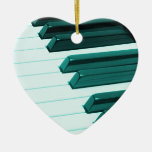 Ornamento del navidad de las llaves del piano o