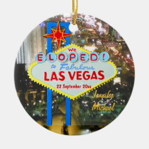Ornamento del navidad de Las Vegas