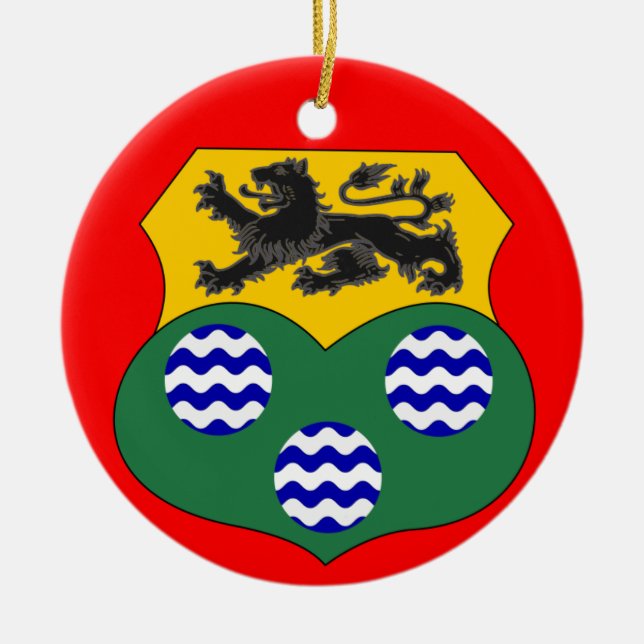 Ornamento del navidad de Leitrim Irlanda del (Frente)