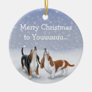 Ornamento del navidad de los perros de