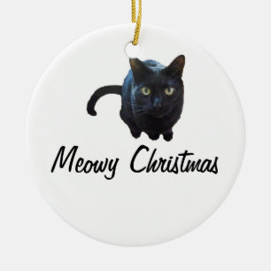 Ornamento del navidad de Meowy