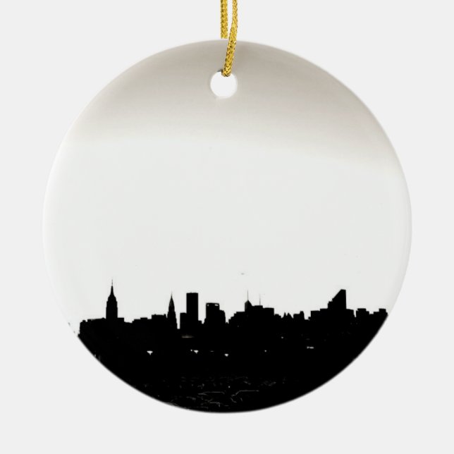 Ornamento del navidad de New York City (Frente)