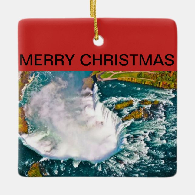 Ornamento del navidad de Niagara Falls (Anverso)