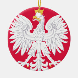 Ornamento del navidad de POLAND* Eagle